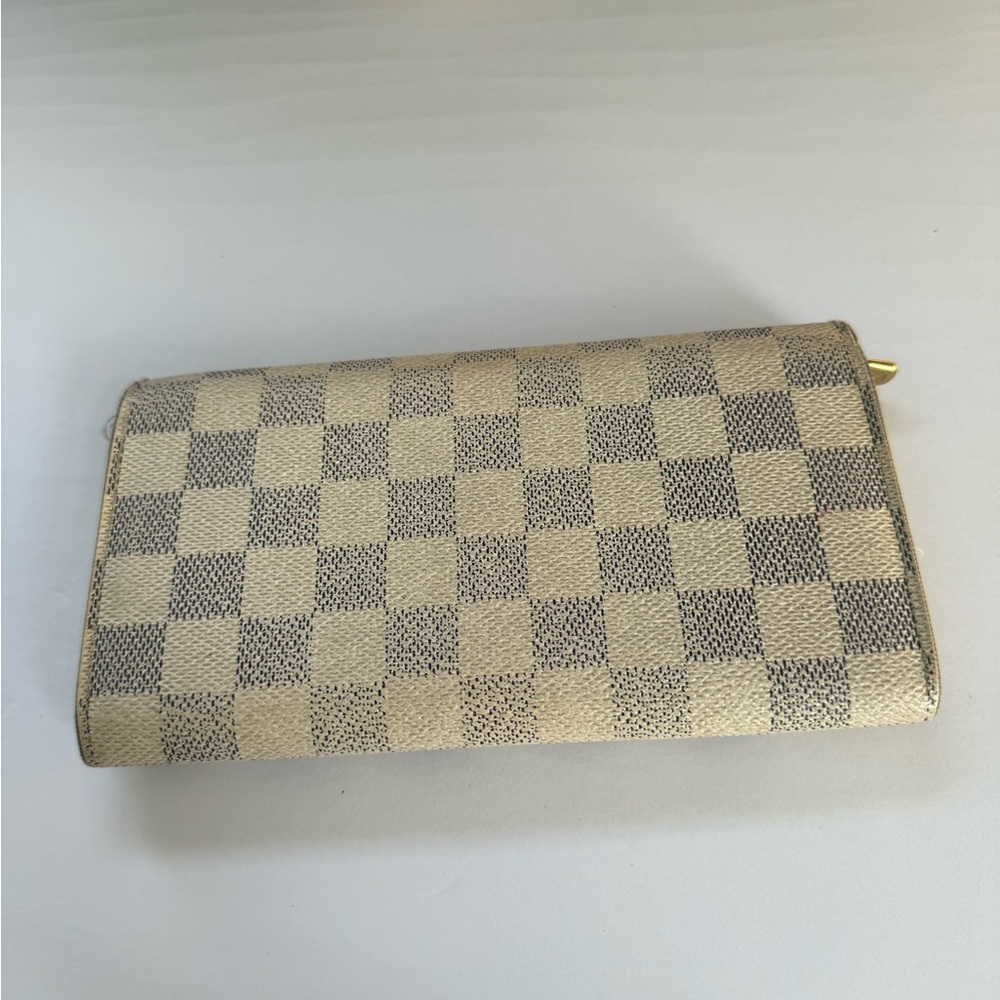 Louis Vuitton Portefeuille Sarah Damier Azur Long Wallet - Picture 2 of 5